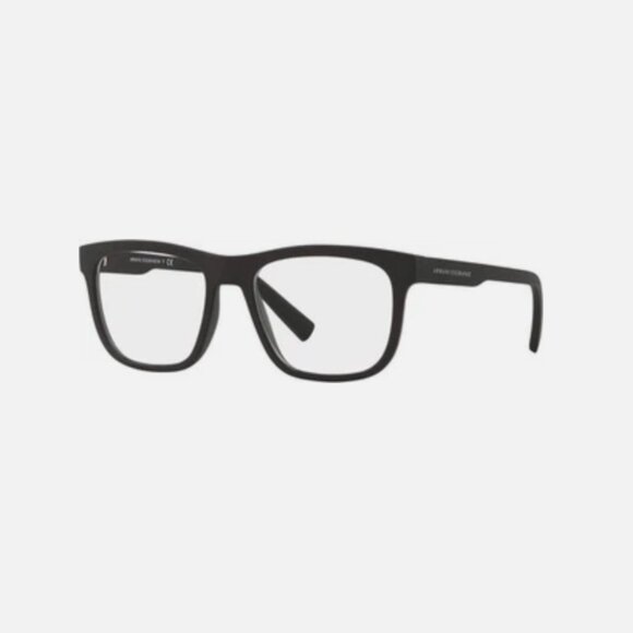 Armani Exchange Mens 55mm Black Matte Watch